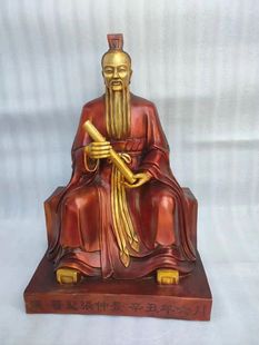 黄铜张仲景摆件医圣铜像诊所医院装饰用品