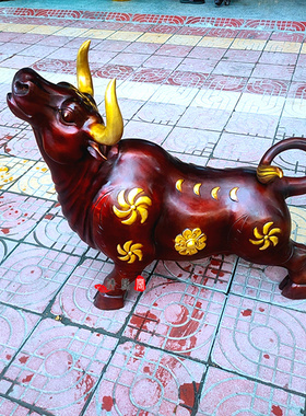 仿古风纯铜旺财铜器工艺品