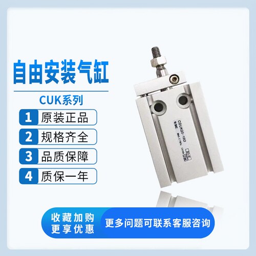 自由安装不回转气缸CU气缸