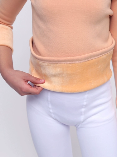 Демисезонная детская приятная телу невидимая рубашка, детское удерживающее тепло нижнее белье, телесного цвета, в обтяжку