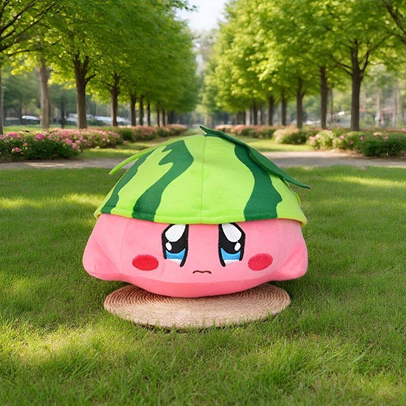 新品8寸日单Kirby星之卡比西瓜委屈瓜系列公仔可爱毛绒玩具玩偶
