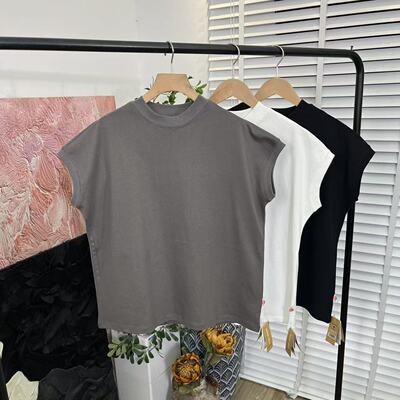 日系简约百搭圆领套头T恤