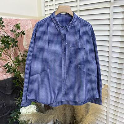 四季经典品质棉格子衬衫