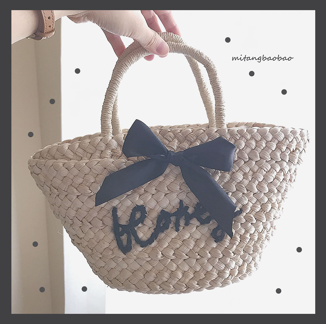@ homemade Hand knit solar system ins bow Grass summer Bag girl freshin the Leather/Lady bags/Men's bag, Ms. bags  category - from Buy2taobao.com to provide professional Taobao agent buy service