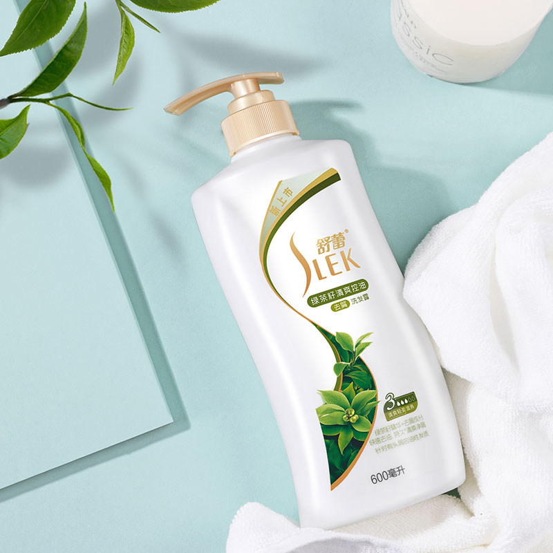 舒蕾绿茶籽清爽控油去屑洗发露针对有头屑的油性发质洗头膏洗发水