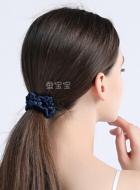 22姆发圈桑蚕丝真丝发饰