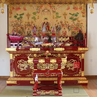 佛堂须弥座密宗佛龛镇店之宝厂家直销免费设计 天堂口定做新中式