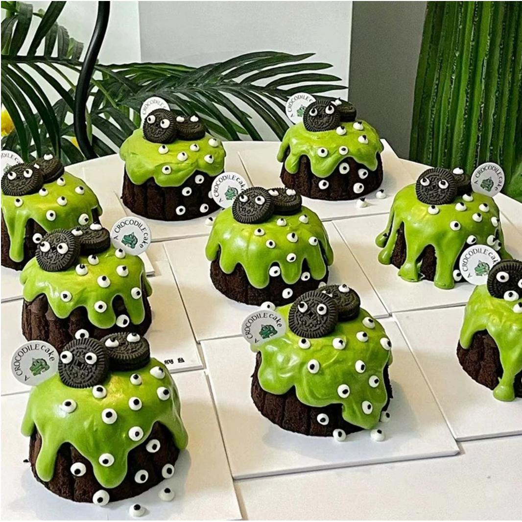 万圣节可爱小眼睛眼珠彩珠彩糖烘焙蛋糕装饰糖果圣诞节万圣节装饰