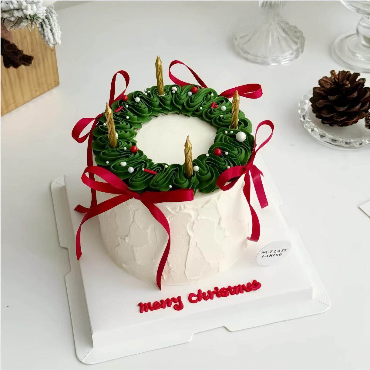 2025圣诞节芭蕾风蛋糕装饰红色蝴蝶结丝带ins风网红烘焙圣诞插件,节庆用品/礼品,节日装扮用品,淘宝优惠券,粉丝福利购,淘宝优惠卷