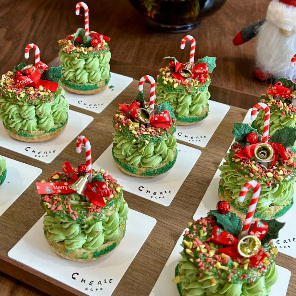 圣诞节法式西点甜品蛋糕装饰摆件