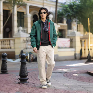 OKONKWO Harrlington jacket明星同款立领哈林顿G9夹克经典ABB