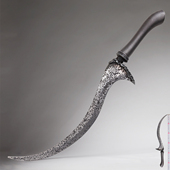 艾尔登法环梅琳娜武器使命短刀1：1老头环cos金属武器道具未开刃