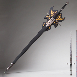 电影魔戒指环王戒灵剑之首安格玛巫王剑1比1全金属索伦模型未开刃