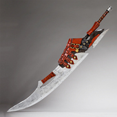 怪物猎人荒野孤鸟猎人武器希望大剑1比1期冀大剑COS游戏刀剑道具