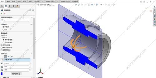 Parker液压接头24度密封卡套阀块油路集成系统用模型Solidworks