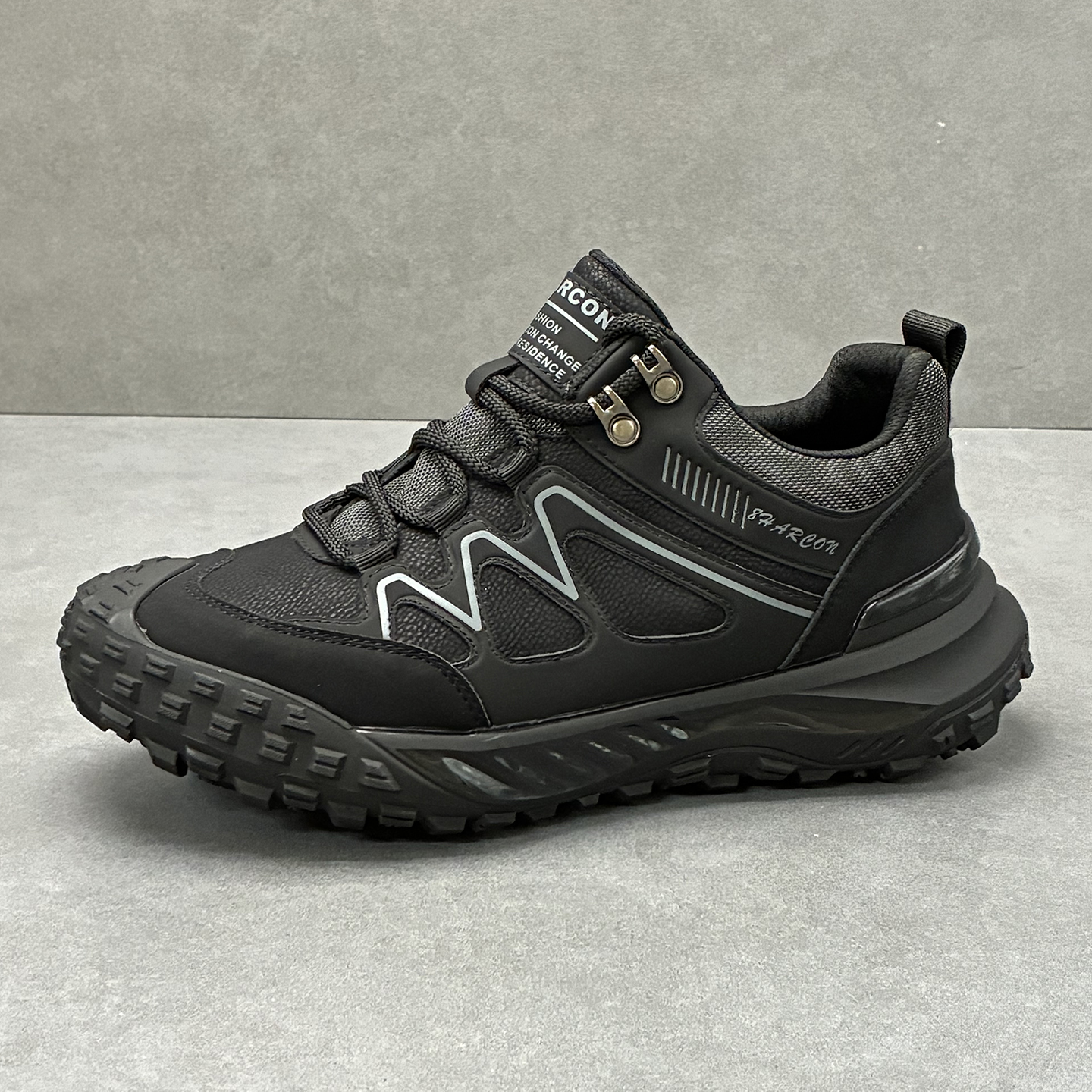 新款真皮男鞋户外休闲鞋男登山鞋