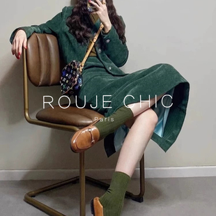 ROUJE CHIC法式时髦小众名媛套装女秋冬季高级感外套半身裙两件套