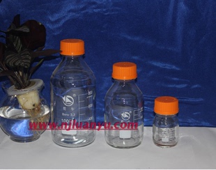 100ml 耐高温高压 20000ml l丝口螺口 蜀牛黄盖3.3高硼硅试剂瓶