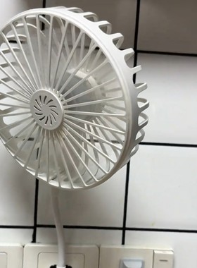 插电直插静音便携万向小风扇