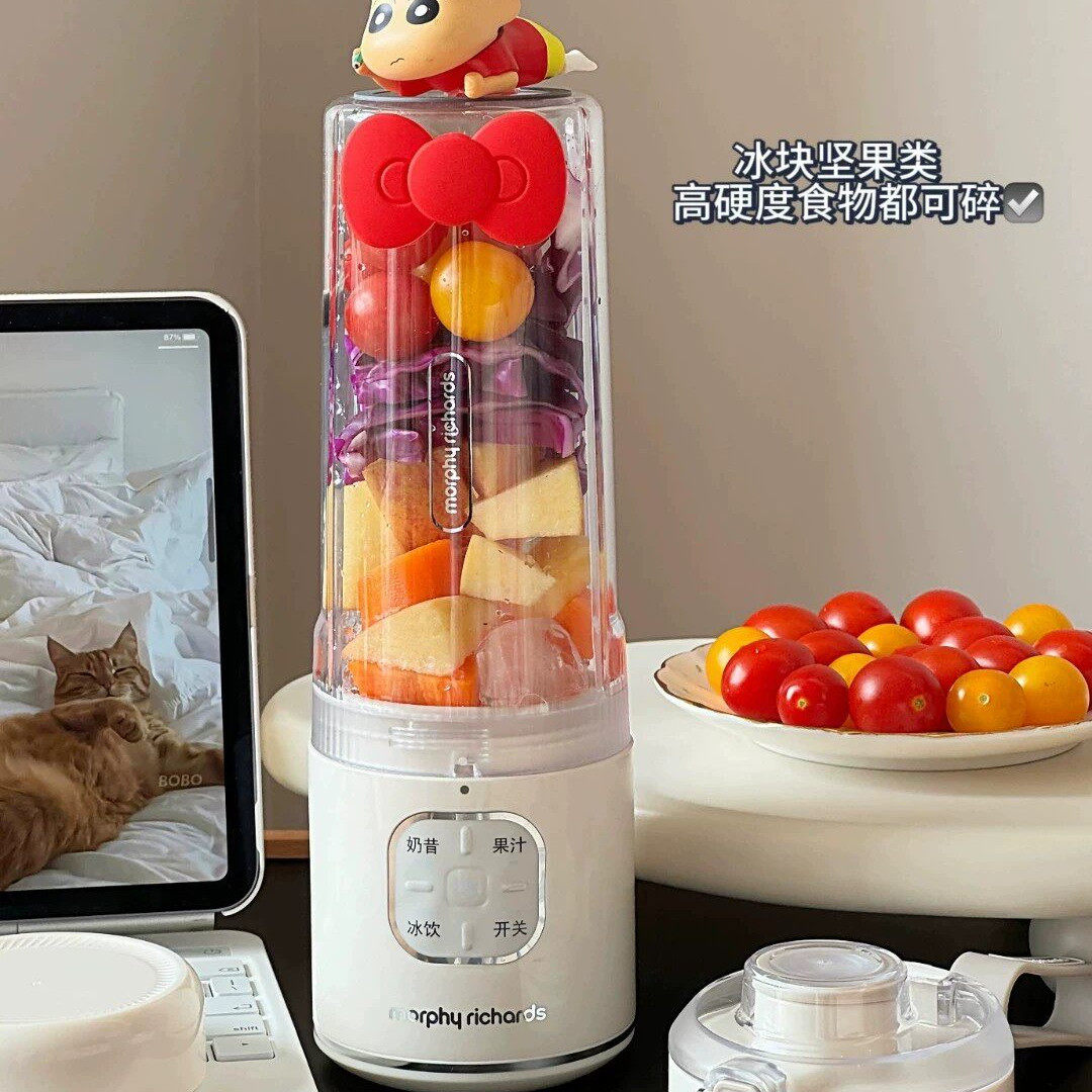 摩飞轻食破壁榨汁机小型家用新款便携搅拌料理机可碎冰奶昔果汁杯图片