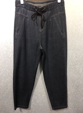 萝卜裤19385灰，面料舒适，大方休闲