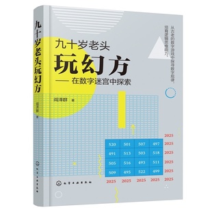 在数字迷宫中探索 填数游戏从入门到精通 益智数字游戏 智力开发九宫格思维训练 娱乐休闲书 逻辑思维能力培养 九十岁老头玩幻方