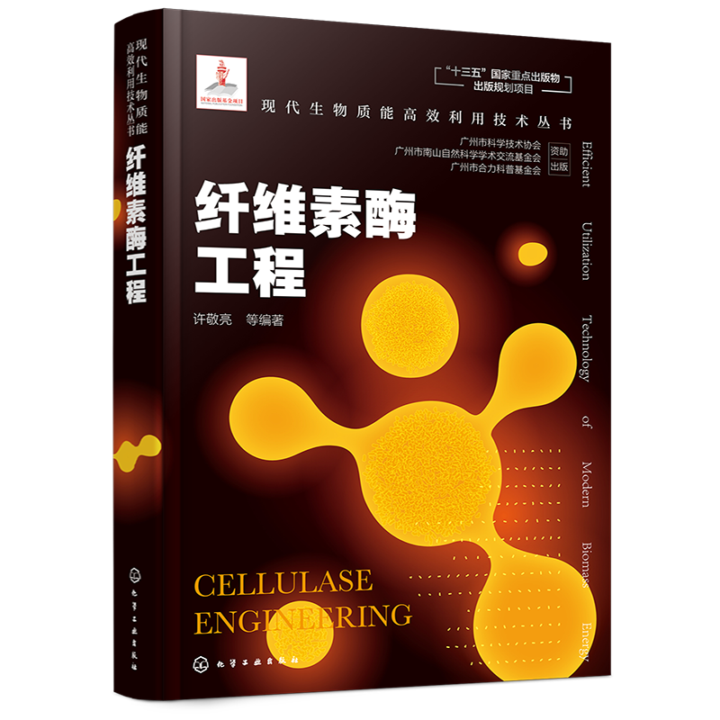 现代生物质能高效利用技术丛书 纤维素酶工程 许敬亮 产纤维素酶微生物及纤维素酶类纤维素酶降解机理 纤维素酶水解利用技术书籍