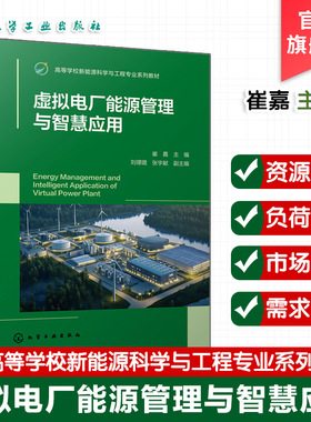 虚拟电厂能源管理与智慧应用 崔嘉  电力系统解决方案 虚拟电厂概念功能发展历程市场价值书籍 高等学校新能源科学与工程教材