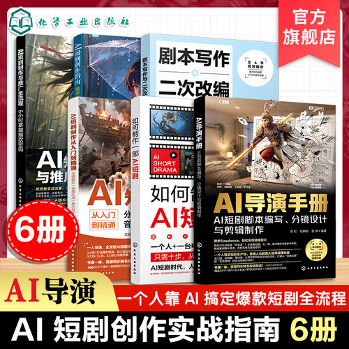AI短剧系列丛书（6册套装）