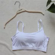 Nữ Bốn Mùa Modal mang Cup Cup Đồ lót Yoga Ống nửa trên ngực Dây đeo Vest mà không có vòng thép với bọc ngực màu rắn - Ống