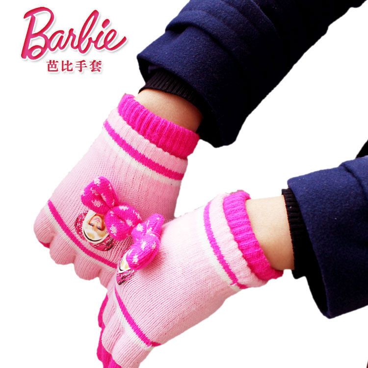 Gants pour fille BARBIE en de laine - Ref 2150169 Image 3