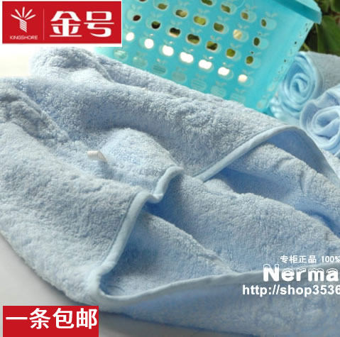 特价一条包邮 专柜正品/ 纯棉金号浴帽 加厚吸水干发帽  促销