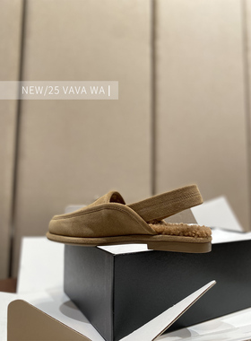 【VAVA WA】顶板无疑！玛丽珍单鞋25B秋冬羊羔毛单鞋加绒半拖