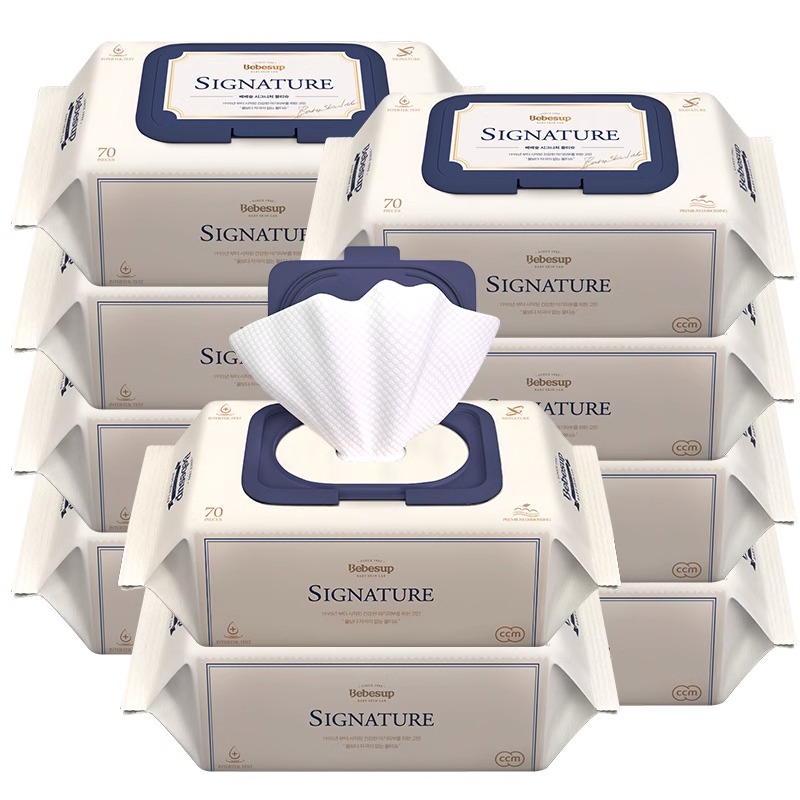 Bebesup/宝必舒70抽婴儿湿巾手口