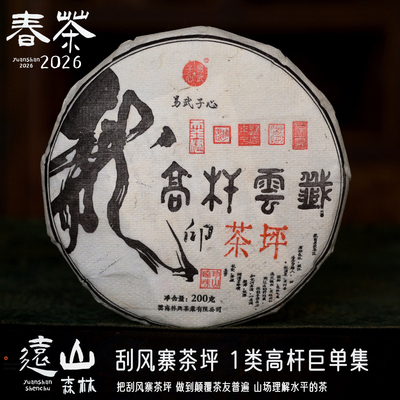 易武高杆古树茶刮风寨茶坪大单株