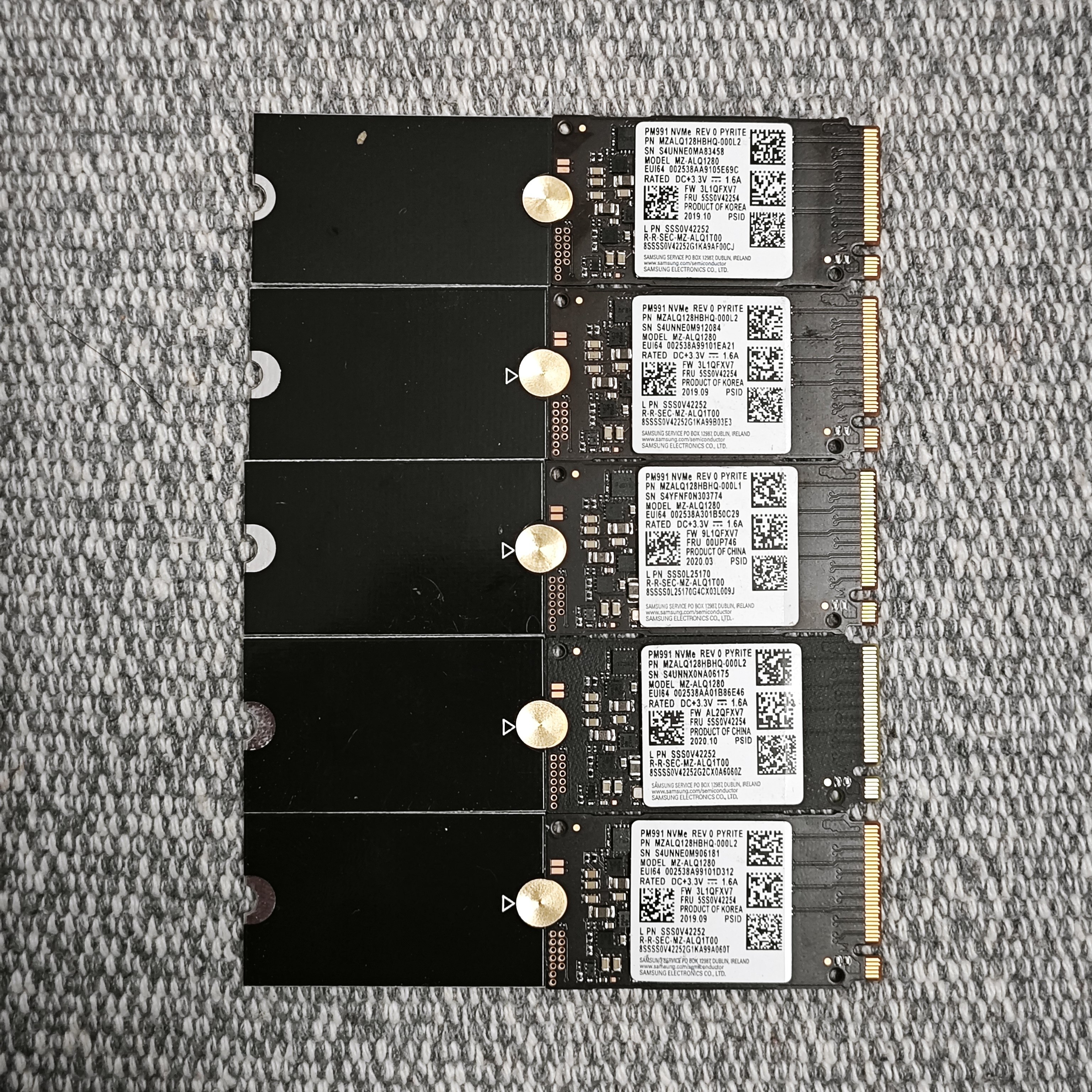 适用于三星PM991 128G M.2 NVMe协议PCIE 3.0固态硬盘电脑SSD