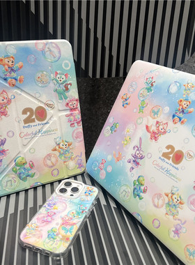 小众达菲饼饼可琦安玲娜ipadair456保护壳Pro11寸保护套10.9寸2025款平板Y折磁吸保护套12.9硬壳mini7防弯13