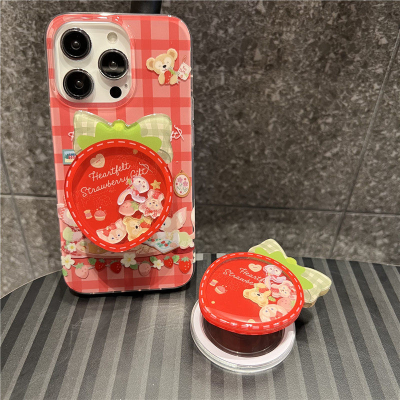 磁吸手机支架摇摇乐达菲草莓季