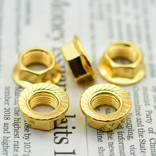 M10公制细牙螺母台灯吊灯组装 更换紧固螺帽牙距1MM不锈钢黄铜电镀