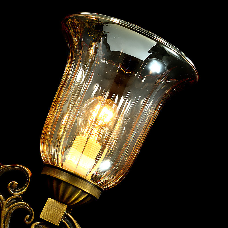 호주와 미국 유럽 스타일의 모든 구리 벽 램프 계단 발코니 통로 창조적 인 순수 구리 벽 램프 미국 벽 단일 및 이중 헤드 벽 램프