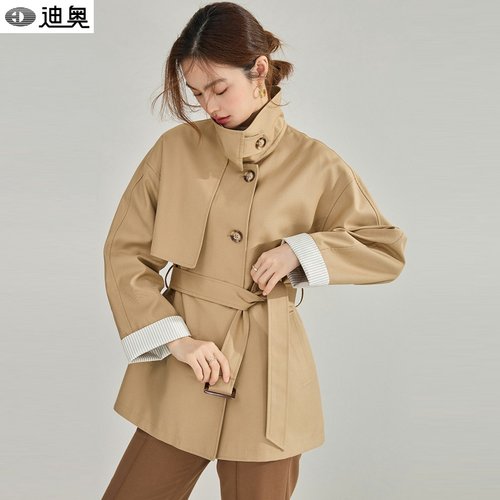 迪奥时尚英伦风高级感风衣外套女