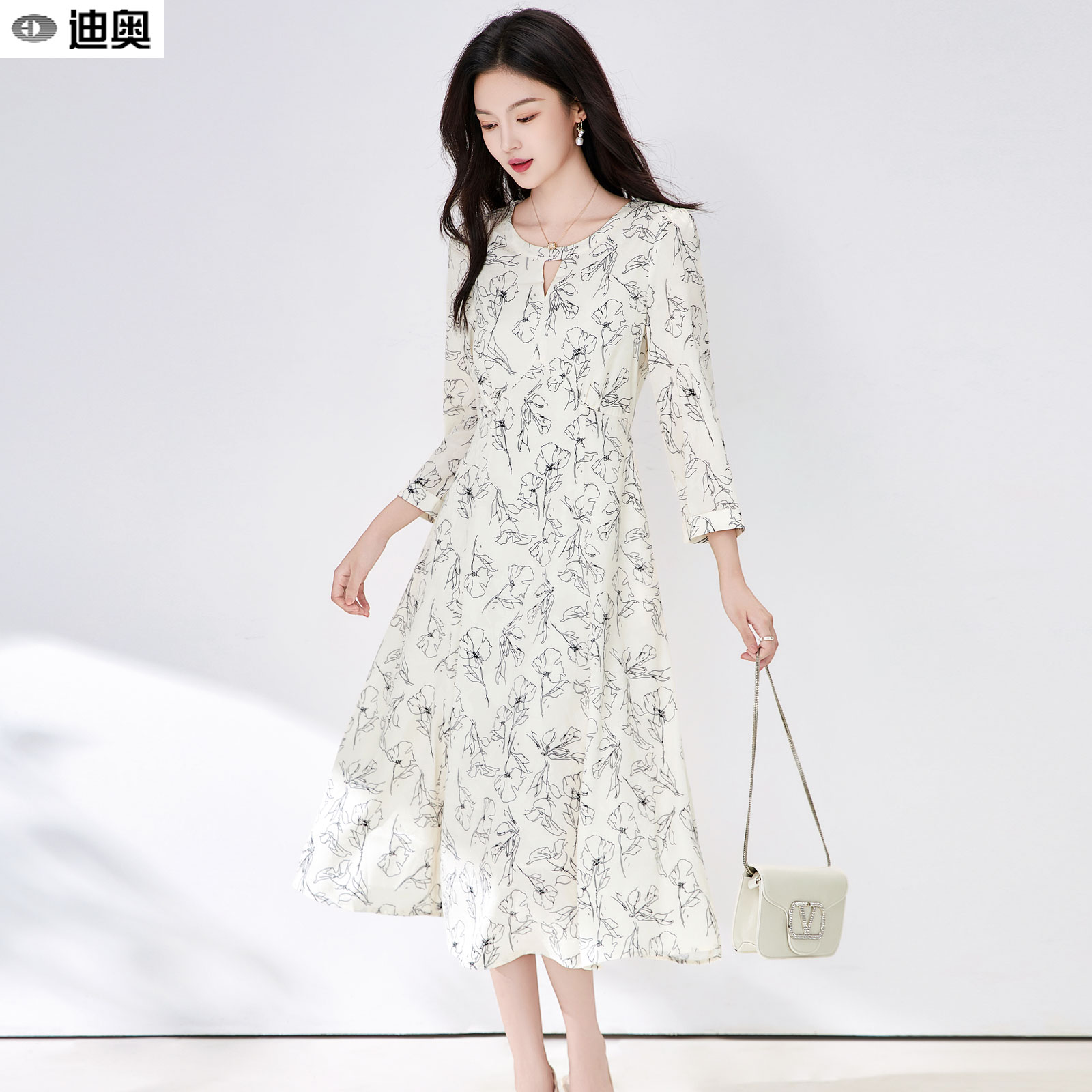 迪奥25春秋新款时尚气质连衣裙