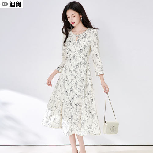 迪奥25春秋新款时尚气质连衣裙