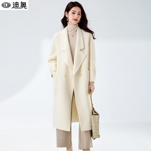 迪奥25秋冬高品质苏丽绒毛呢大衣