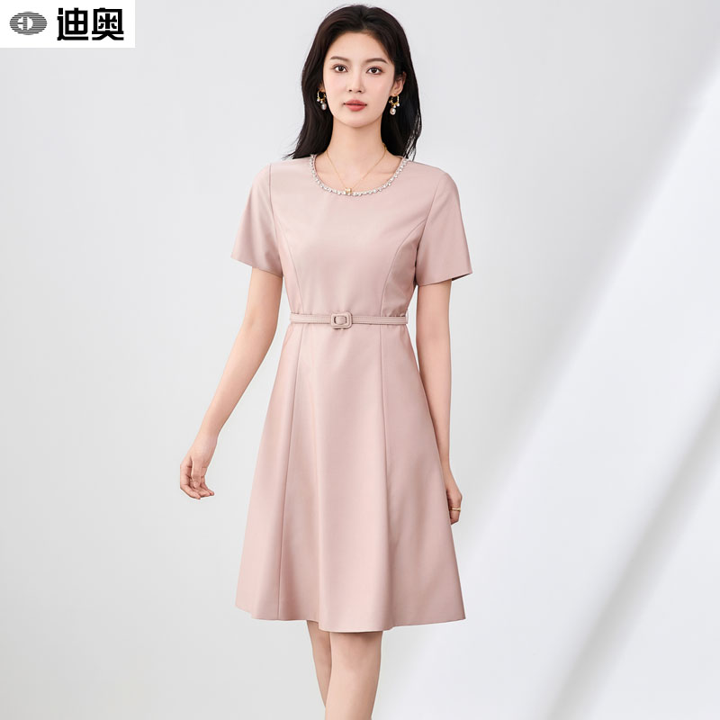 迪奥高级不撞款连衣裙时尚中长裙