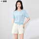 t恤女25新款 法式 减龄天丝凉感短袖 迪奥短袖 针织衫 气质百搭显瘦T恤
