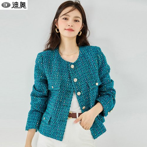 迪奥高定小香风短外套大牌秋外套