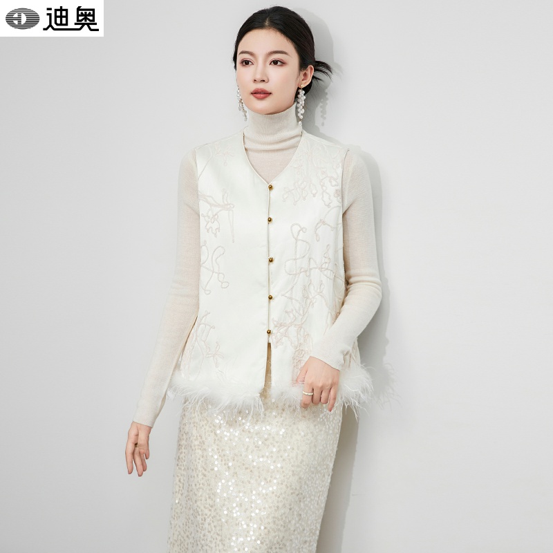 迪奥25巨好看的加厚棉马甲外套女