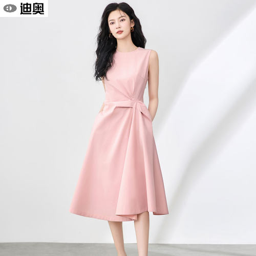 迪奥超火连衣裙时尚减龄中长裙子