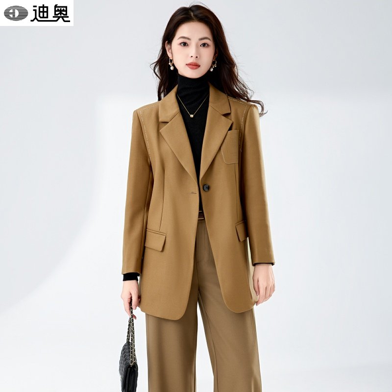 迪奥轻熟简约风西装外套女25男友大西装秋高级感时尚休闲气质西服,女装/女士精品,西装,淘宝优惠券,粉丝福利购,淘宝优惠卷